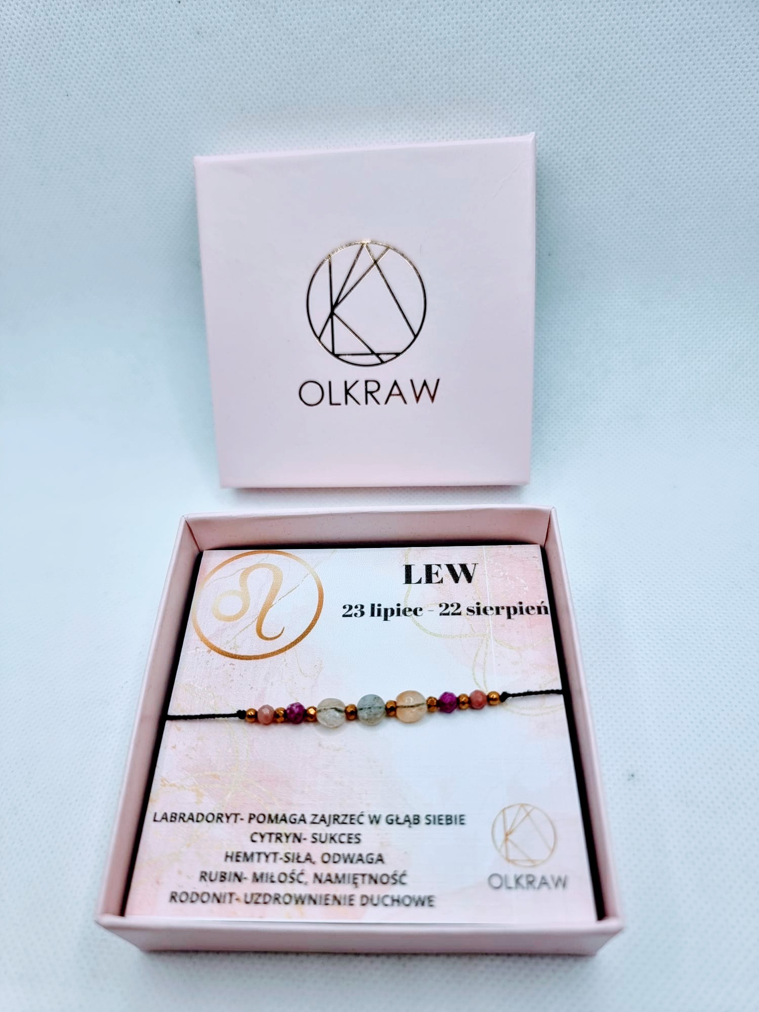 Bransoletka Zodiak Lew