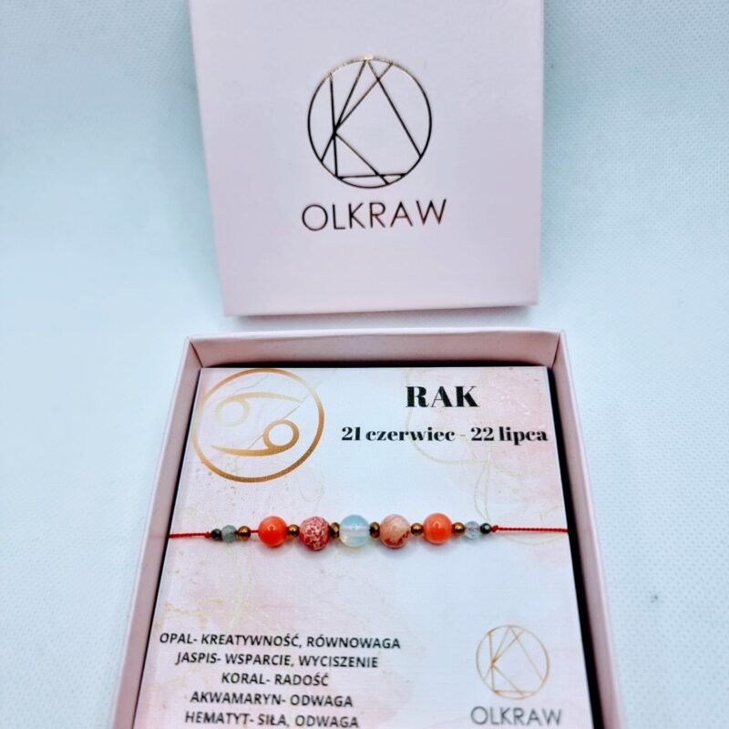 Bransoletka Zodiak Rak