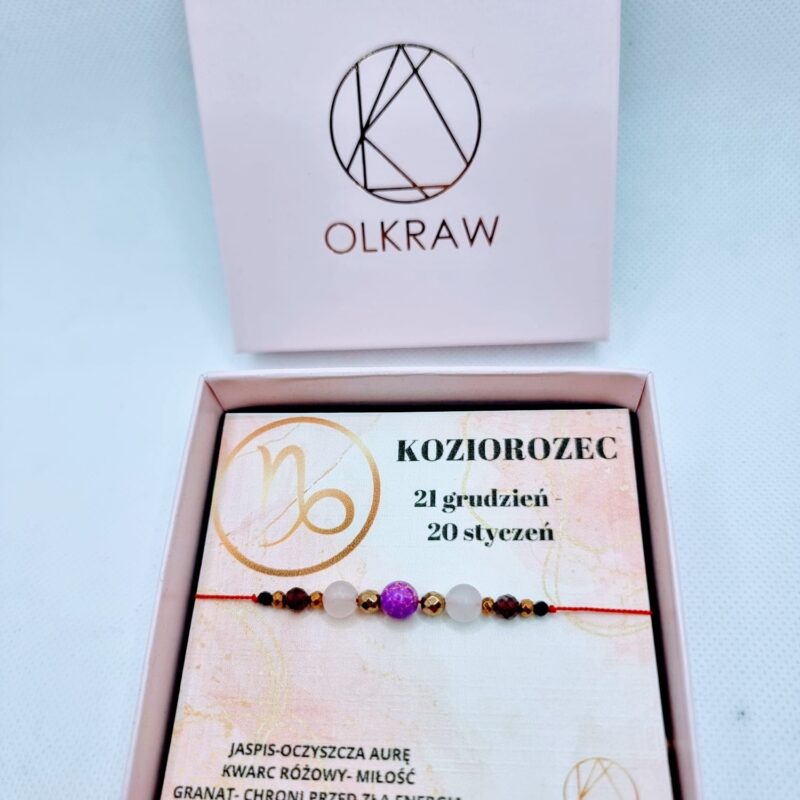 Bransoletka Zodiak Koziorożec