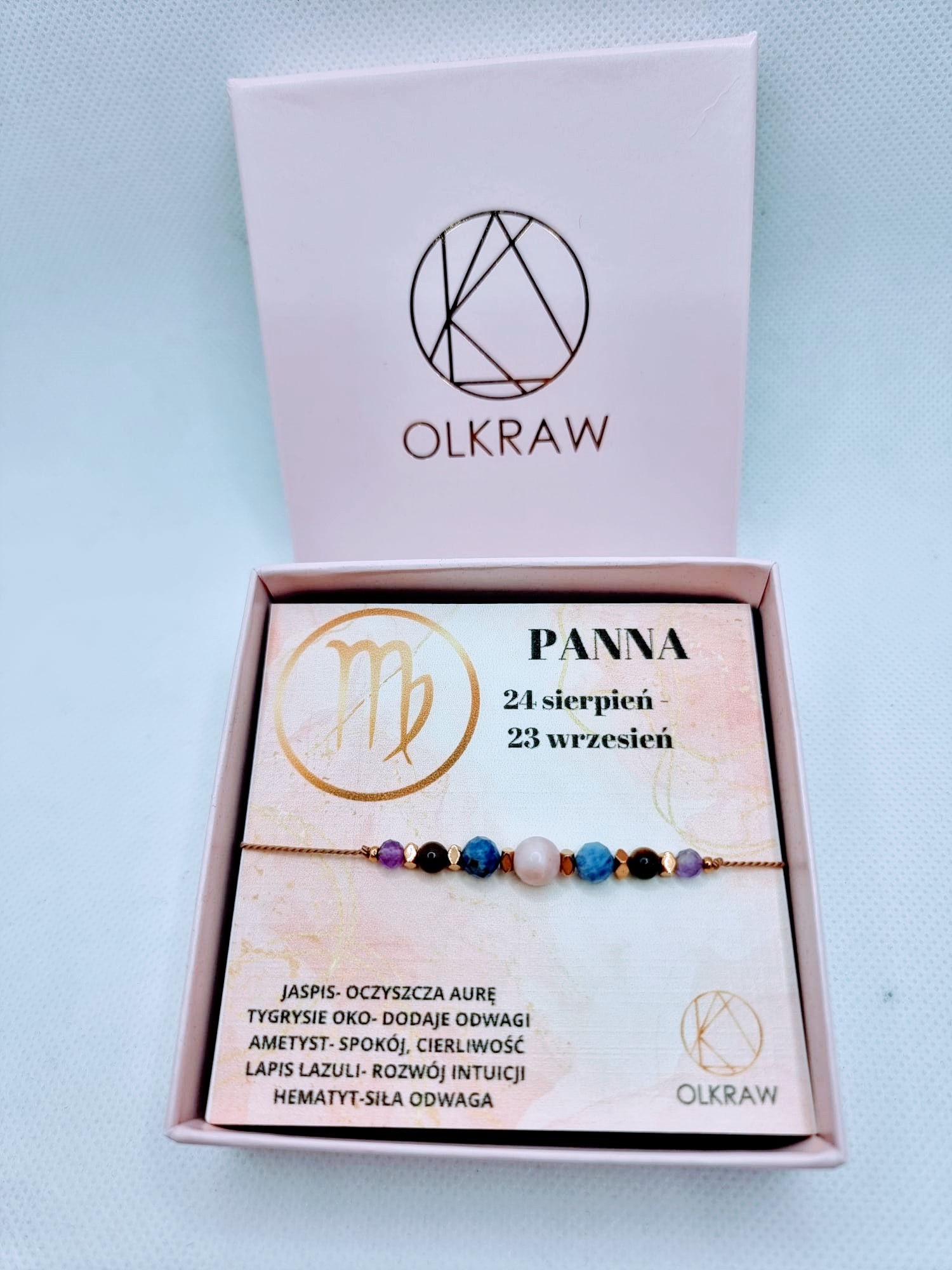 Bransoletka Zodiak Panna