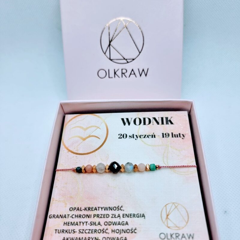 Bransoletka Zodiak Wodnik