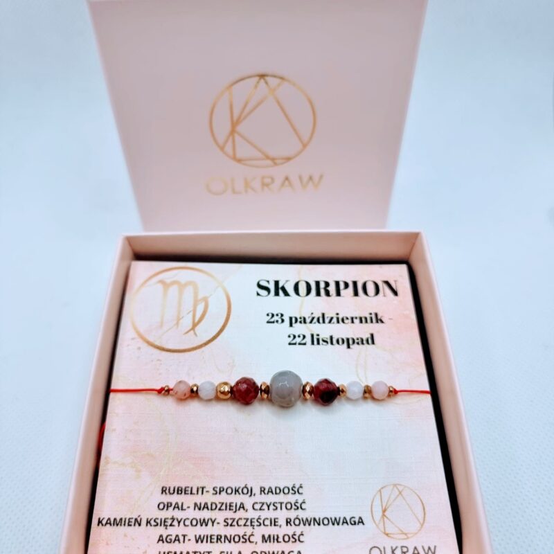 Bransoletka Zodiak Skorpion