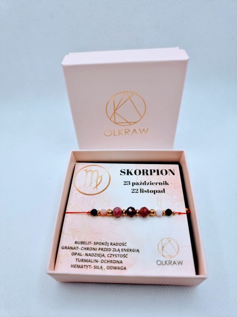 Bransoletka Zodiak Skorpion
