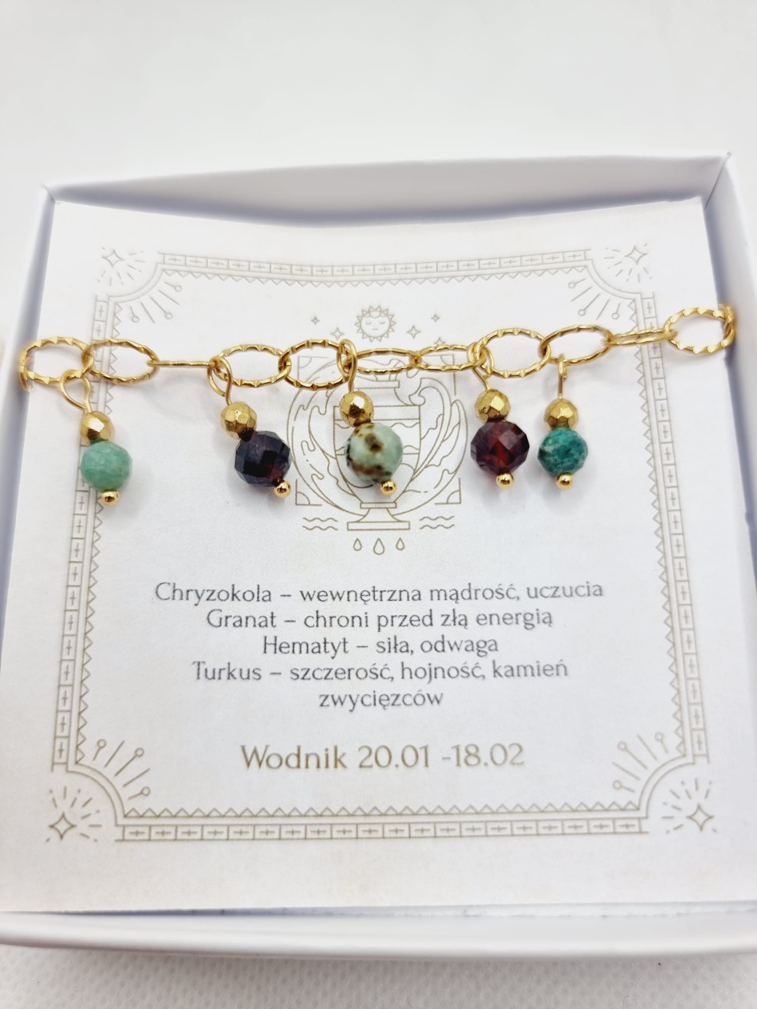 Bransoletka Wodnik ogniwka