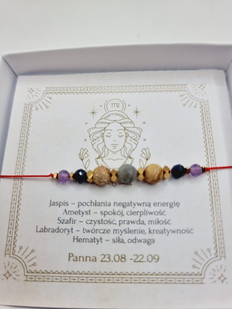 Bransoletka Zodiak Panna