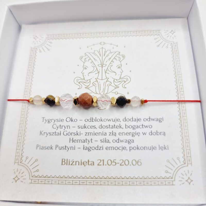 Bransoletka Zodiak bliźnięta