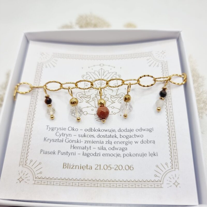 Bransoletka Bliźnięta ogniwka