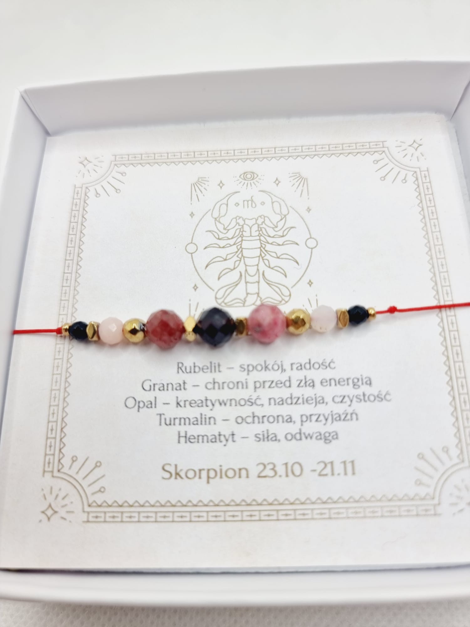 Bransoletka Zodiak Skorpion