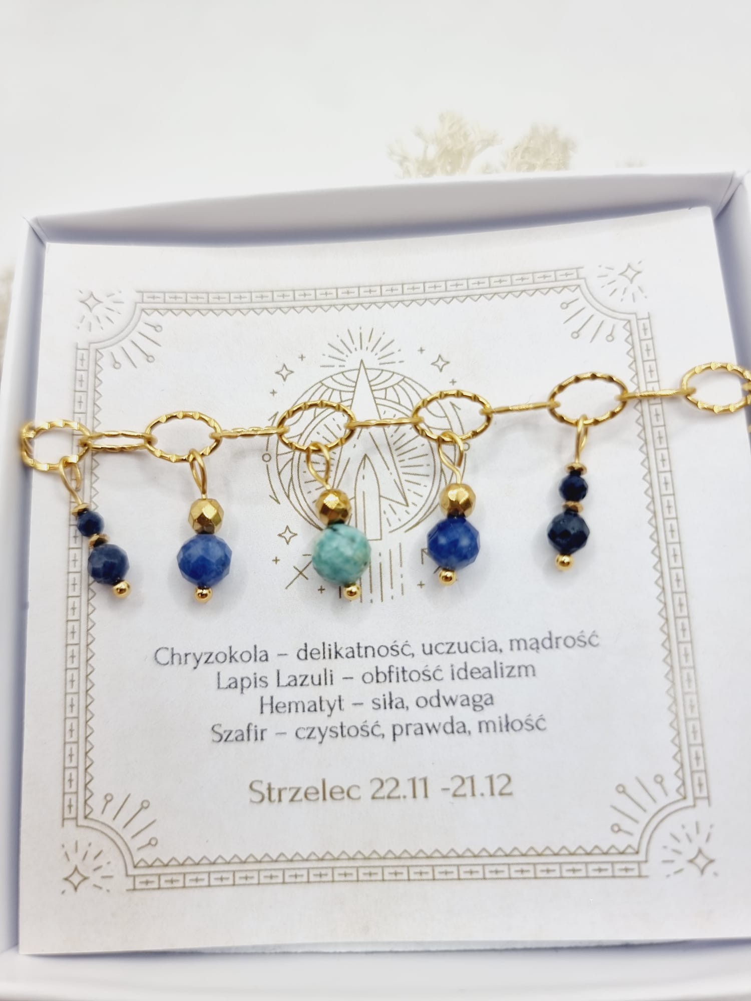 Bransoletka Strzelec ogniwka