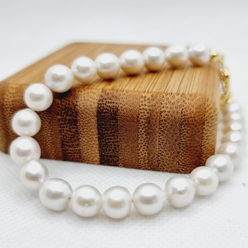Bransoletka perły słodkowodne